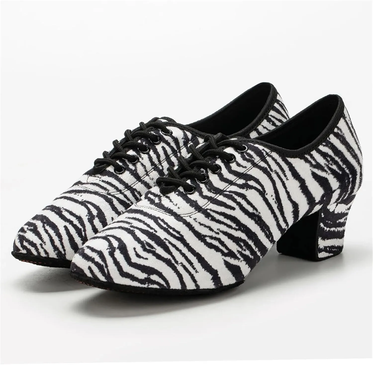 Latin Dance Shoes for Women Latin Dance Shoes Women Jazz Ballroom Salsa Dancing Training Adult Woman Practice Tango Shoe 5cm Heel Sneaker Size 35-42