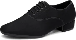 Latin Dance Shoes for Women Men's Jazz Sneaker for Men Professional Black Oxford Upper Latin Salsa Shoe Plus Size Low Heel Tango Ballroom Dance Shoes