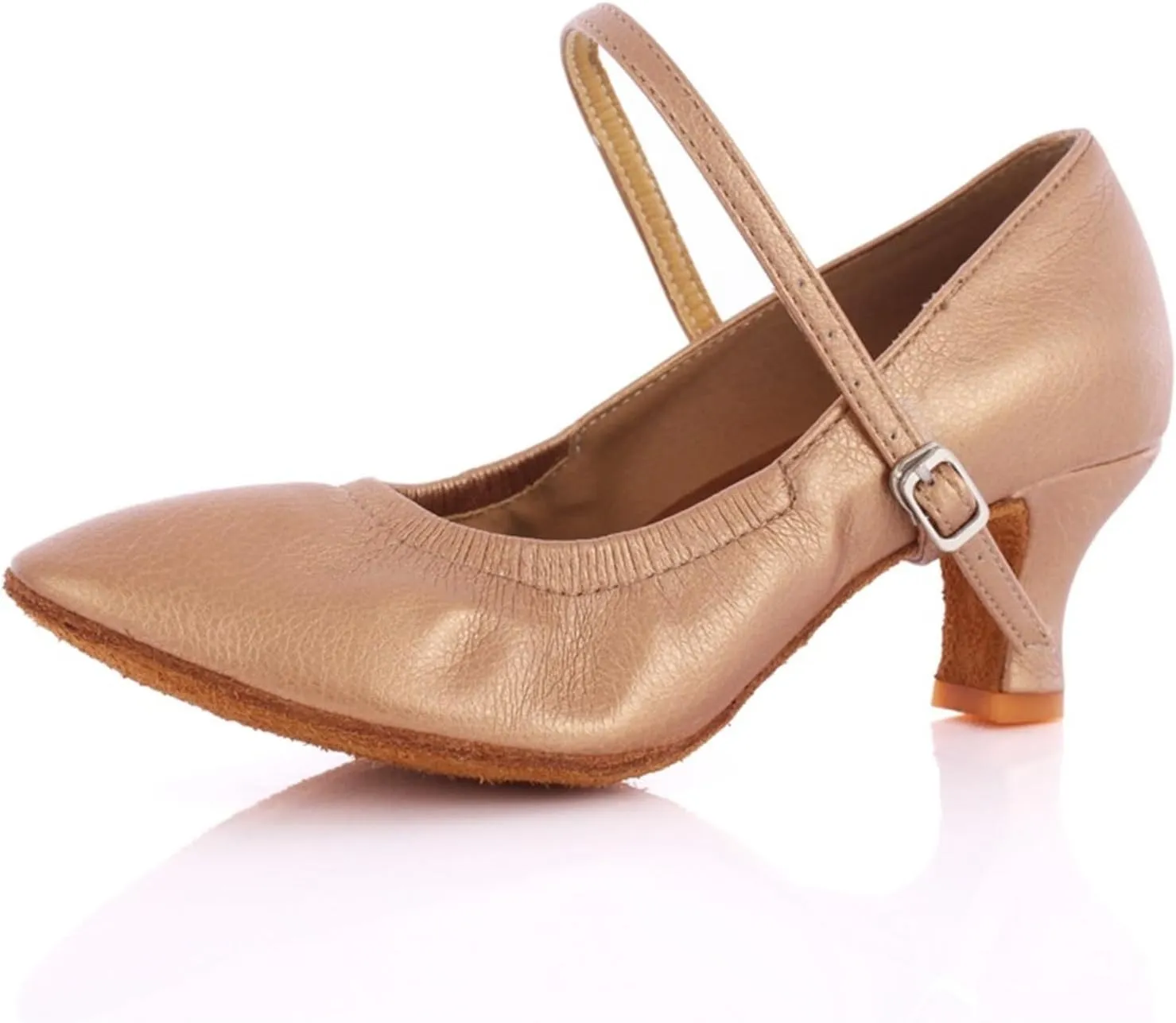 Latin Dance Shoes for Women Shoes Women Latin Salsa Dance Shoes Girls Heels 5cm 7cm Modern Ballroom Shoes Ladies(Silver 7cm Heel,38)