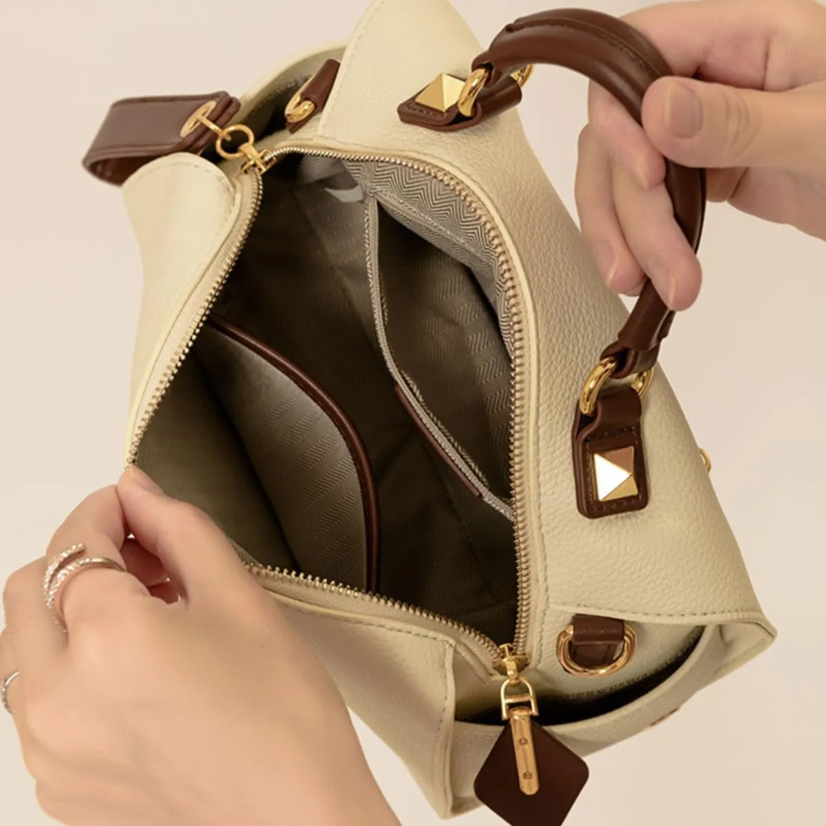 Leather Shoulder Bags Purses and Handbags for Women Top Handle Tote Satchel Ladies Hobo Crossbody Bags with Convertible Strap (White)