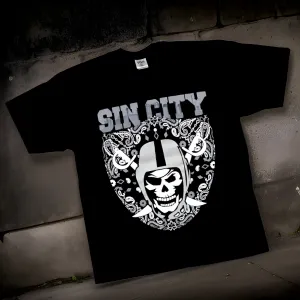 *<SC>* (BLACK) ~SIN CITY~ HEAVY COTTON JUMBO PRINT TEES