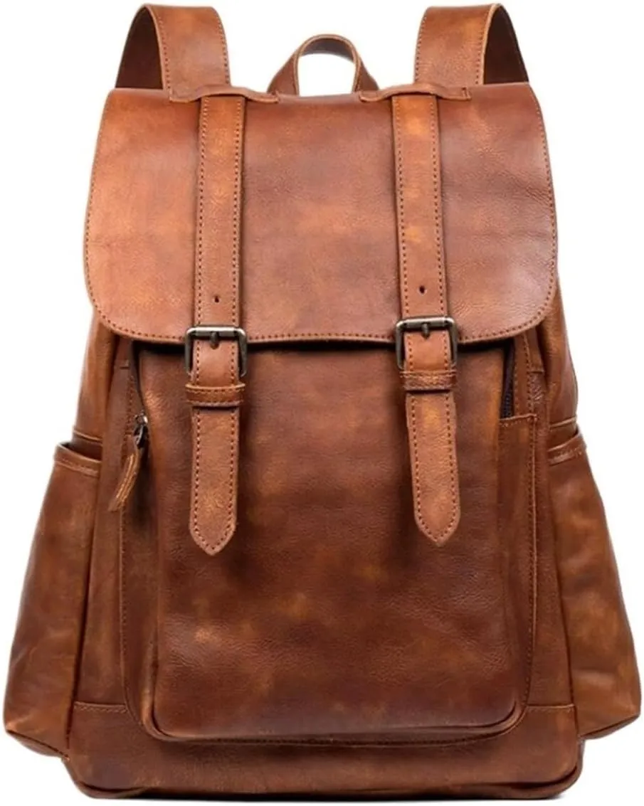 Luggage Backpacks Genuine Leather Laptop Bags Mens Briefcases Computers Bags Casual Daypack Travel Bags
