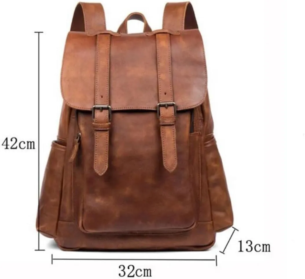Luggage Backpacks Genuine Leather Laptop Bags Mens Briefcases Computers Bags Casual Daypack Travel Bags