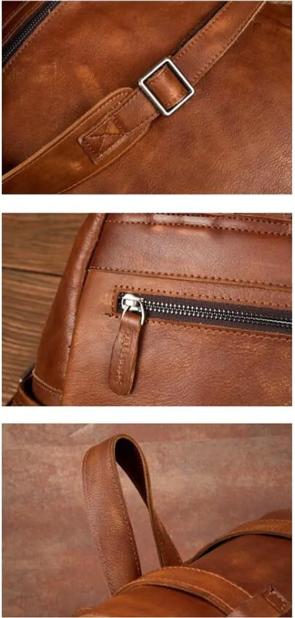 Luggage Backpacks Genuine Leather Laptop Bags Mens Briefcases Computers Bags Casual Daypack Travel Bags