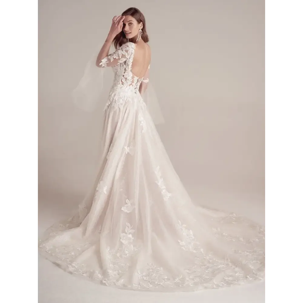 Maggie Sottero Britney Detachable Bell Sleeves