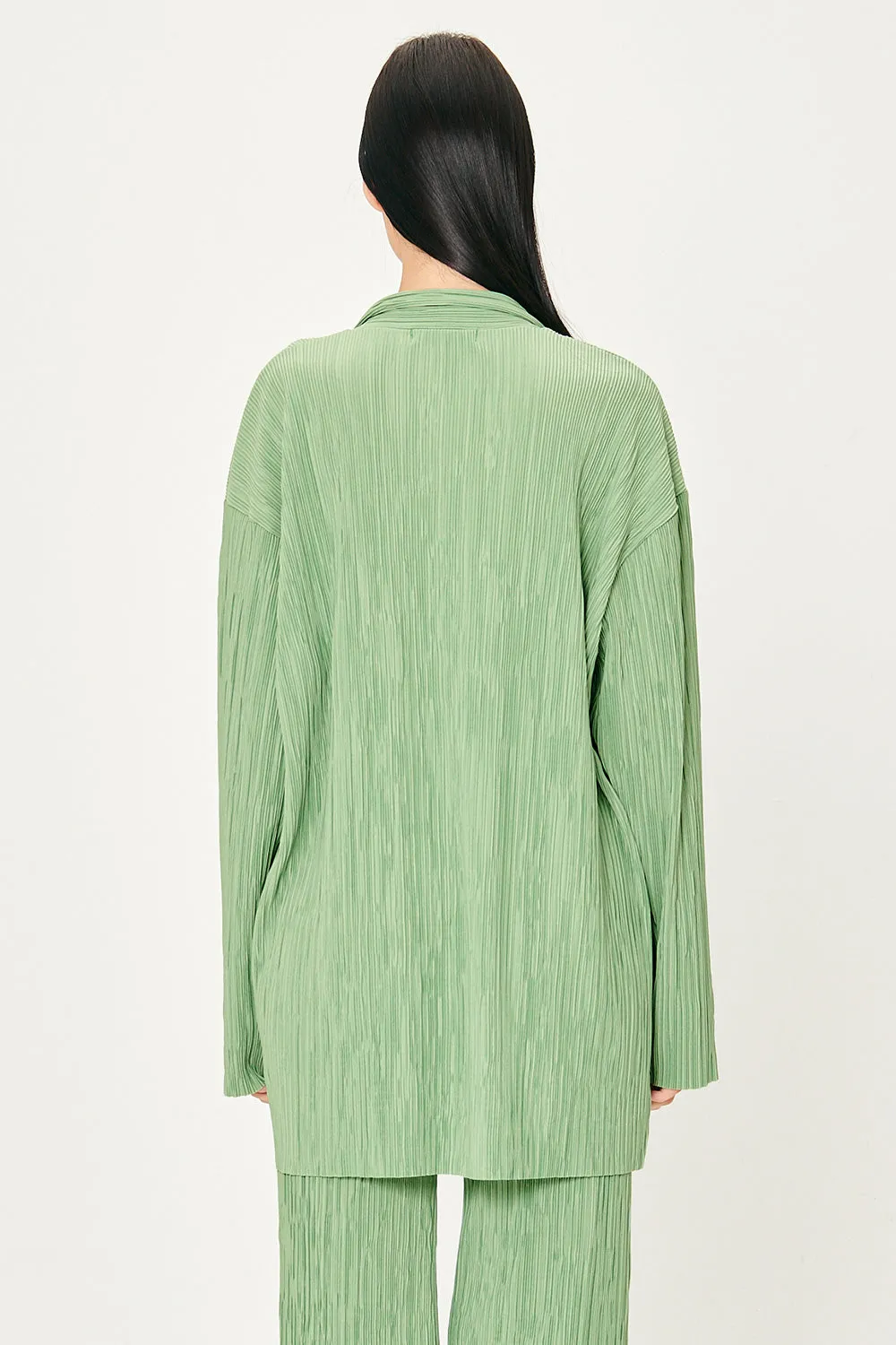 Maria Oversized Plisse Shirt