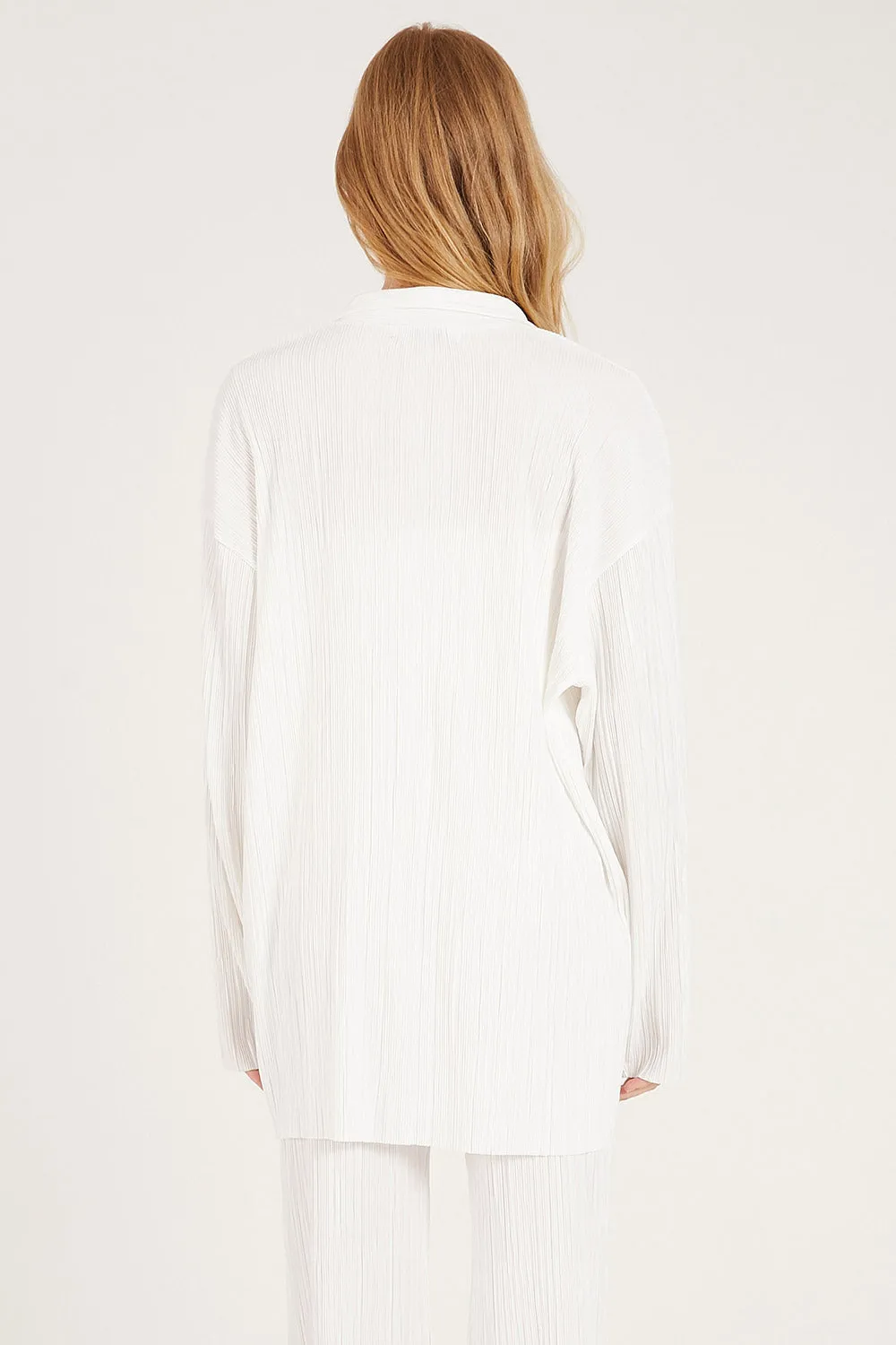 Maria Oversized Plisse Shirt