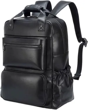 Mens Backpacks Laptop Bags Casual Daypack Briefcases Genuine Leather Computers Bags Bookbags Luggage Bags