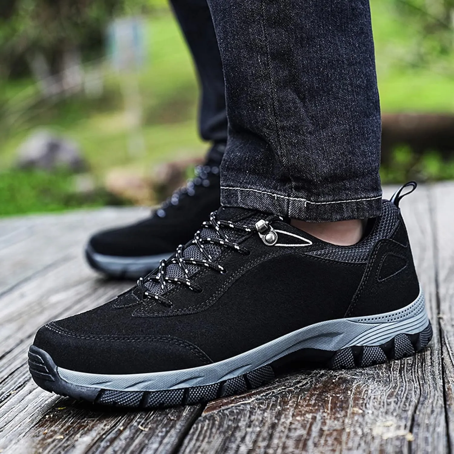 Men's Breathable Mesh Running Shoes Business Mesh Breathable Walking Shoe Fashion Lightweight Sneakers for Men