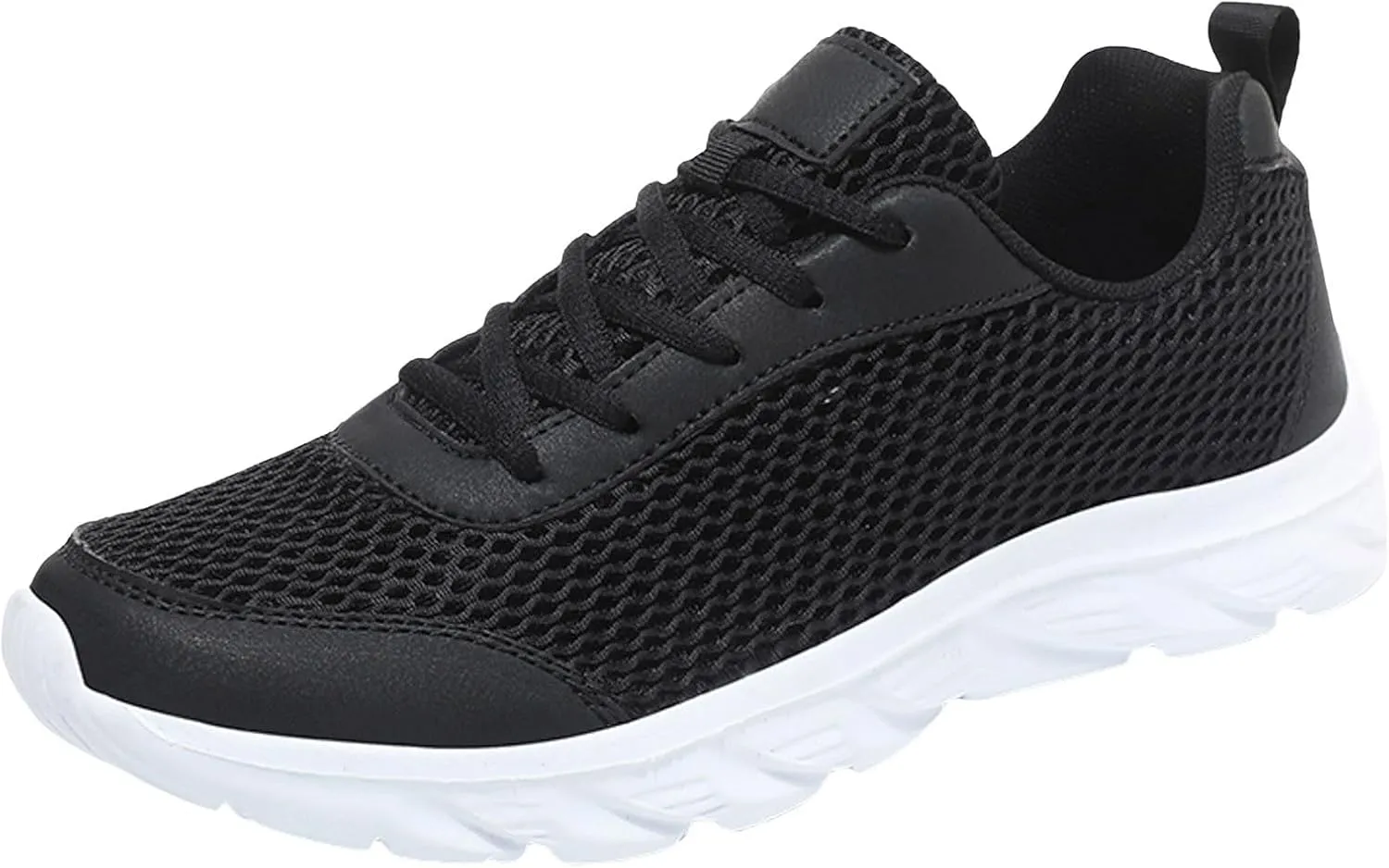 Men's Business Casual Shoes Lightweight Breathable Walking Shoe Gym Tennis Casual Soft Flat Soled Walking Shoes
