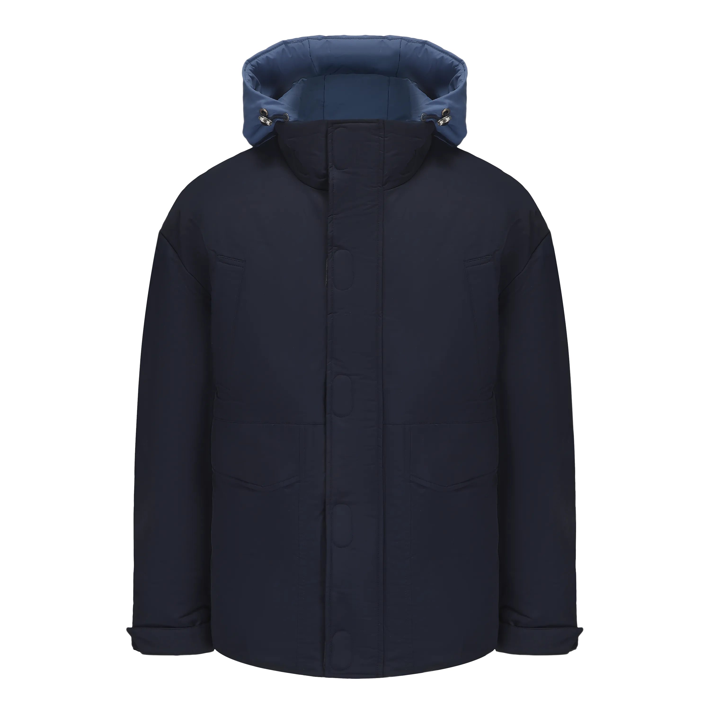 Men's Contrast Color Padded Jacket