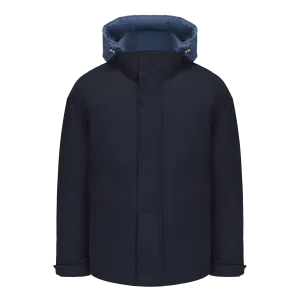 Men's Contrast Color Padded Jacket