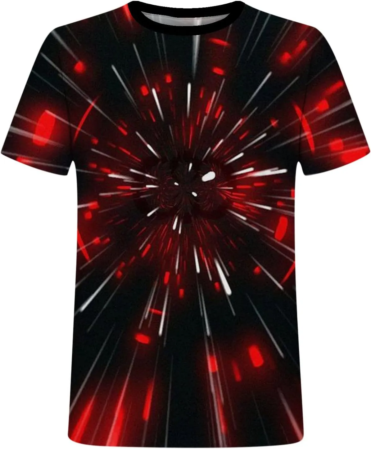 Mens Fashion 3D Print T-Shirts 2023 Casual Summer Tops Funny Graphics Pattern Crewneck Short Sleeve Tees for Men