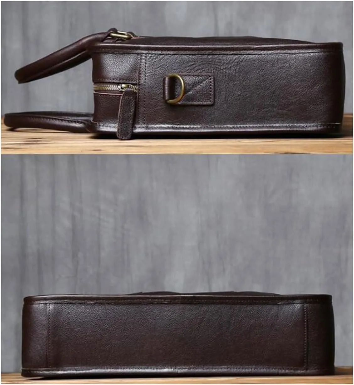 Mens Handbags Briefcases Shoulder Bags Crossbody Bags Messenger Bags Genuine Leather Laptop Bags 15.9Inch