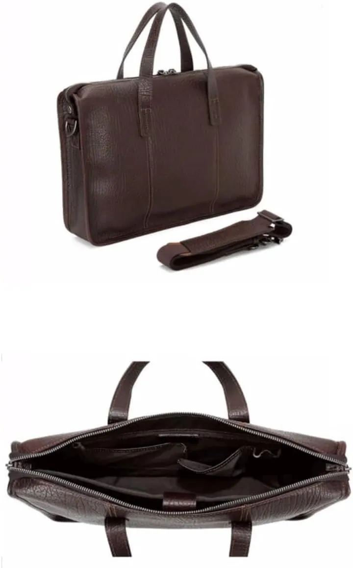 Mens Handbags Messenger Shoulder Bags Briefcases Computer Bags Carrying Cases Genuine Leather Laptop Bags