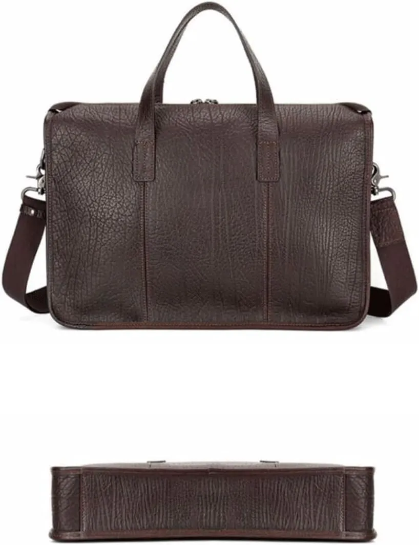 Mens Handbags Messenger Shoulder Bags Briefcases Computer Bags Carrying Cases Genuine Leather Laptop Bags