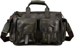 Mens Handbags Messenger Shoulder Bags Genuine Leather Business Briefcases Laptop Bags Carrying Cases Travel Bags