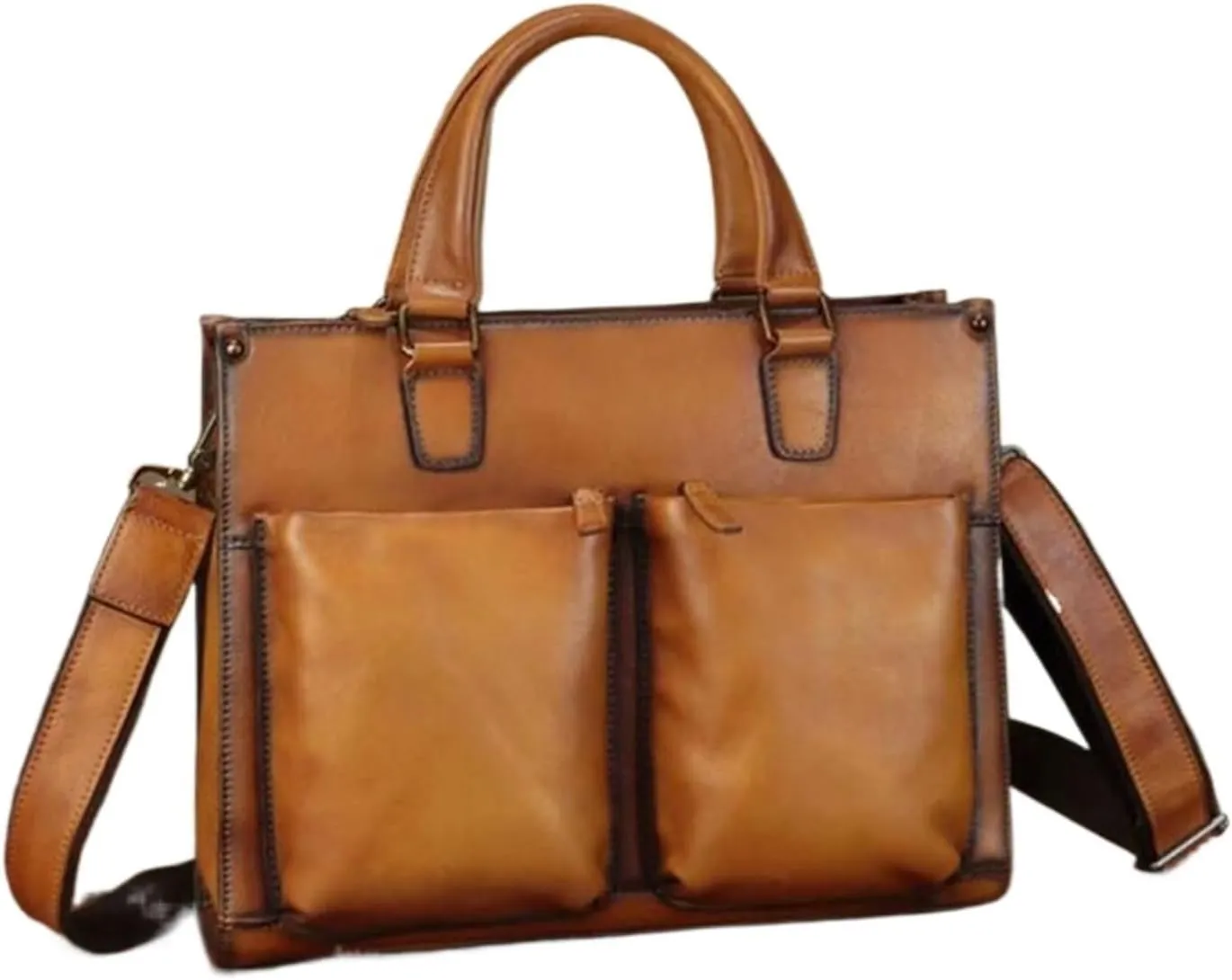 Mens Handbags Messenger Shoulder Bags Genuine Leather Business Briefcases Laptop Bags Crossbody Bags Computer Bags