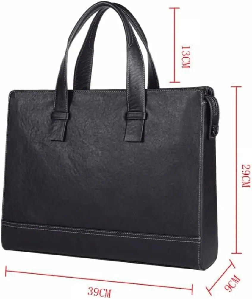 Mens Handbags Messenger Shoulder Bags Genuine Leather Laptop Bags Crossbody Bags Business Briefcases