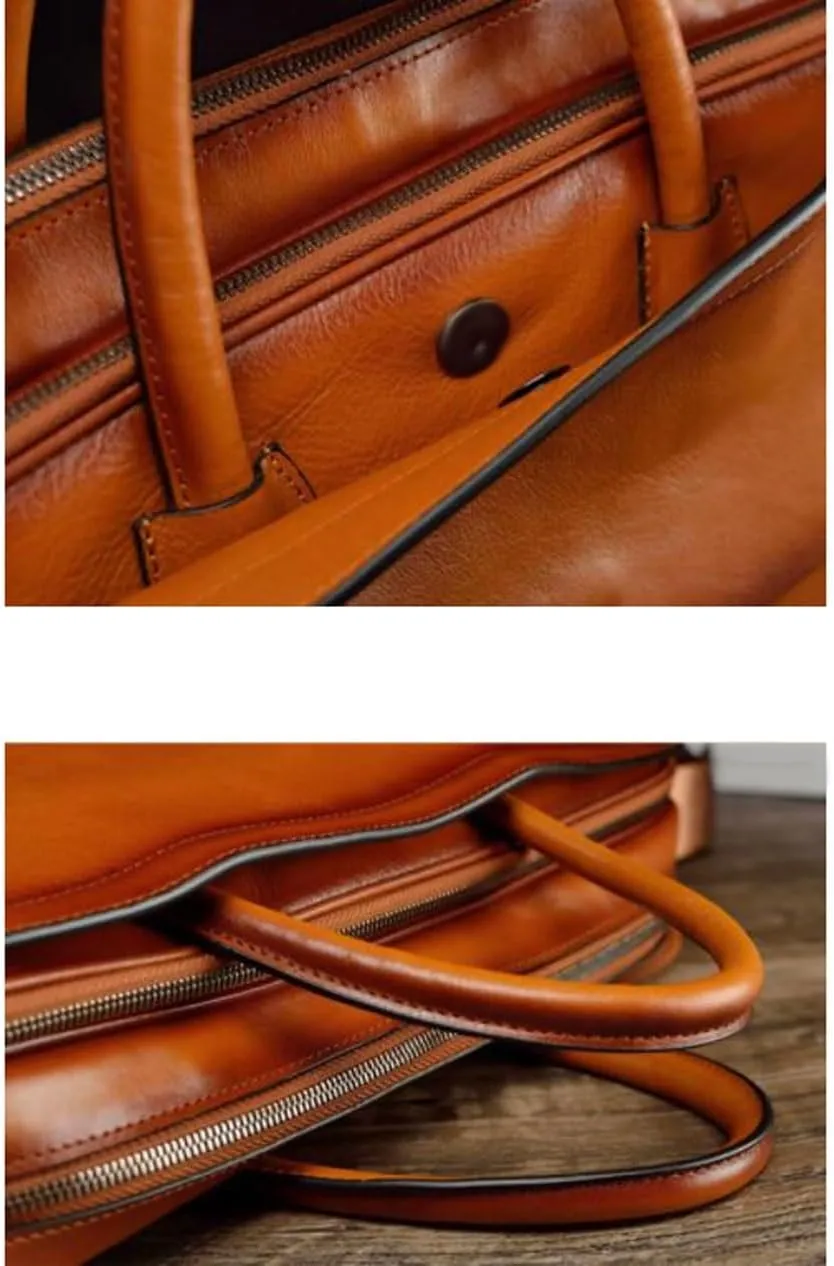 Mens Handbags Messenger Shoulder Bags Genuine Leather Laptop Bags Crossbody Bags Carrying Cases Business Briefcases
