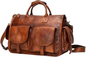 Mens Handbags Messenger Shoulder Bags Travel Bags Genuine Leather Business Briefcases Laptop Bags