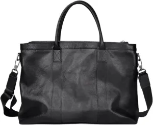 Mens Messenger Shoulder Bags Genuine Leather Laptop Bags Crossbody Bags Business Briefcases Handbags