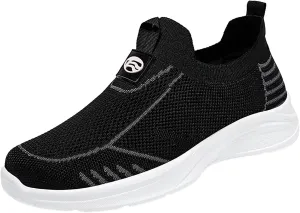 Men's New Flying Weave Walking Shoes Breathable and Comfortable Men's Casual Jogging Summer Sneaker