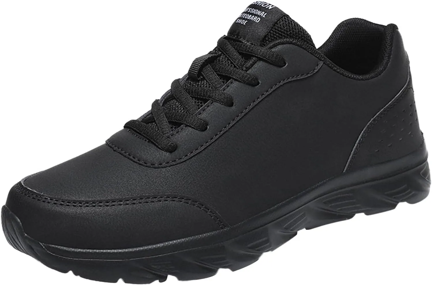 Mens Shoes Large Size Casual Leather Laace Up Casual Fashion Simple Shoes Running Work Sneaker Boots for Men