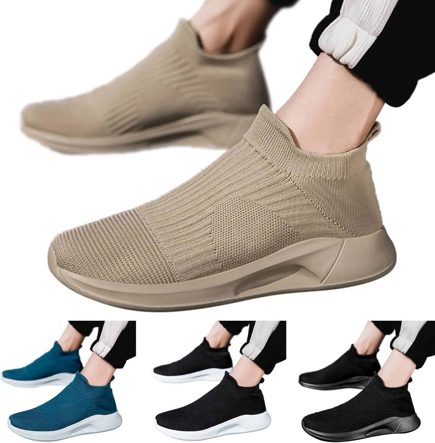 Men's Shoes Mens Tennis Shoes Sneaker for Men Slip on Shoe for Men Mesh Running Trail Sneaker