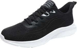 Mens Shoes Mesh Breathable Lace Up Solid Color Casual Fashion Simple Shoes Running Sneaker Organizers and Storage Men