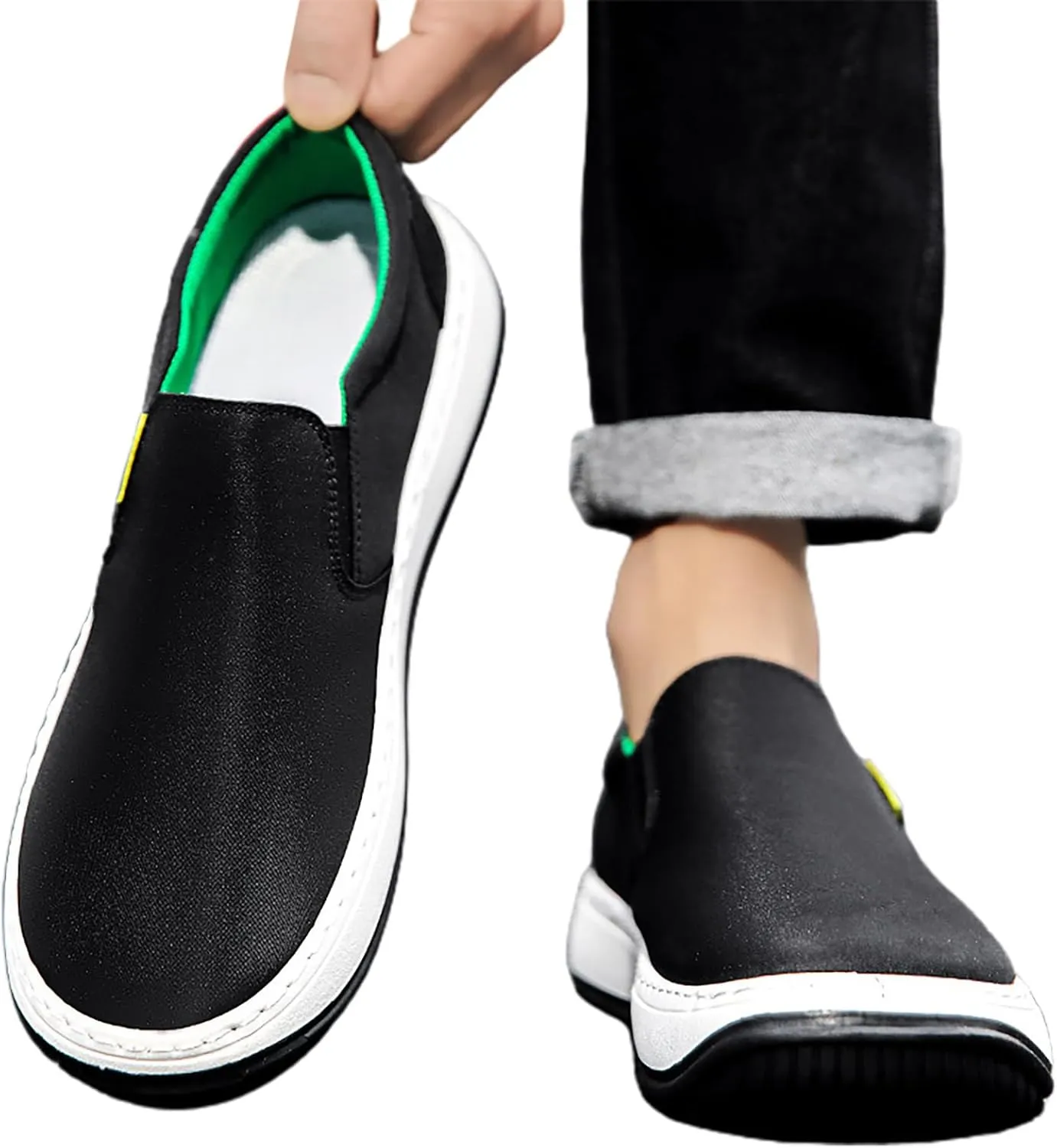 Mens Walking Shoes Men's Sneakers Tennis Shoe for Men Slip on Shoe for Men Lightweight Athletic Gym Sneaker