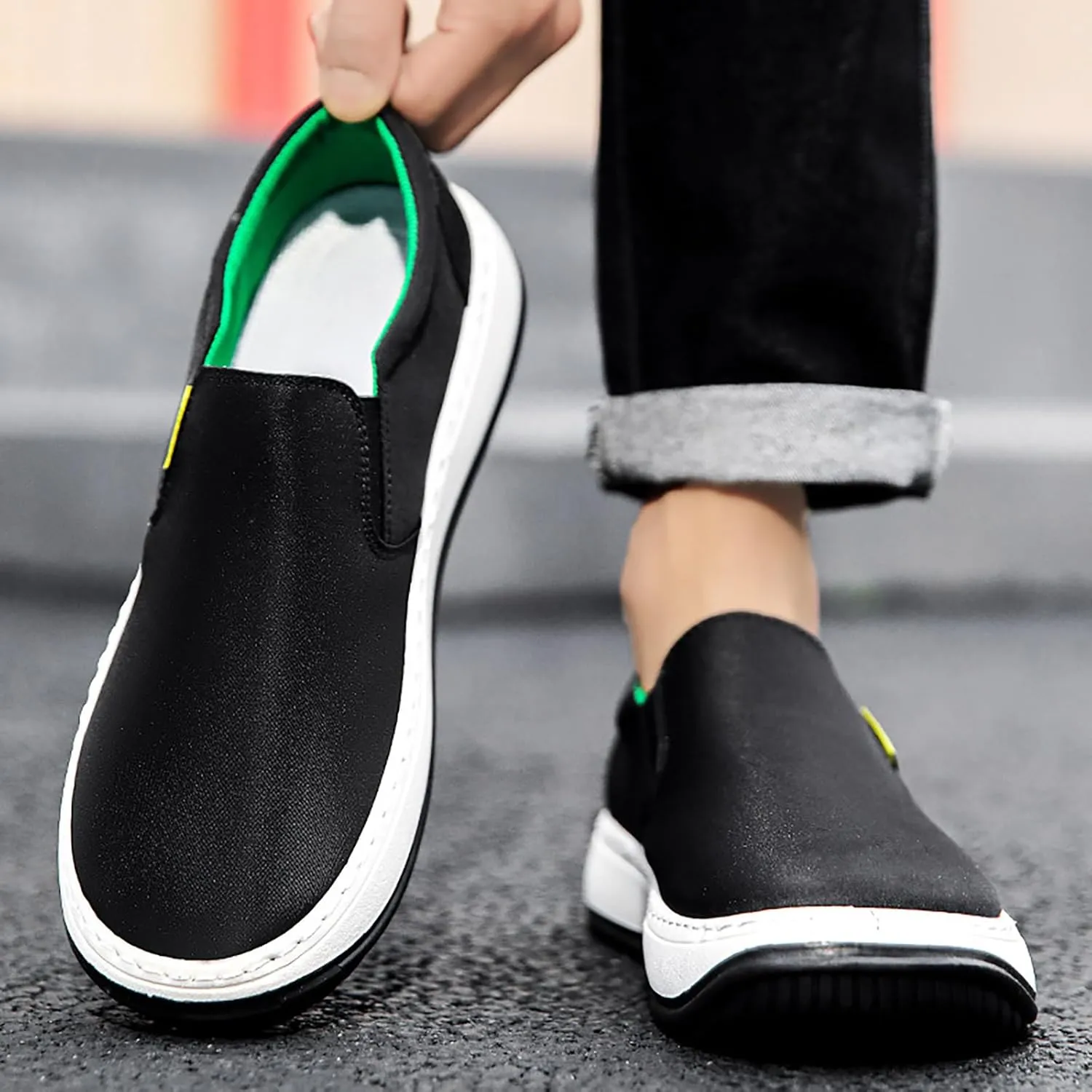 Mens Walking Shoes Men's Sneakers Tennis Shoe for Men Slip on Shoe for Men Lightweight Athletic Gym Sneaker