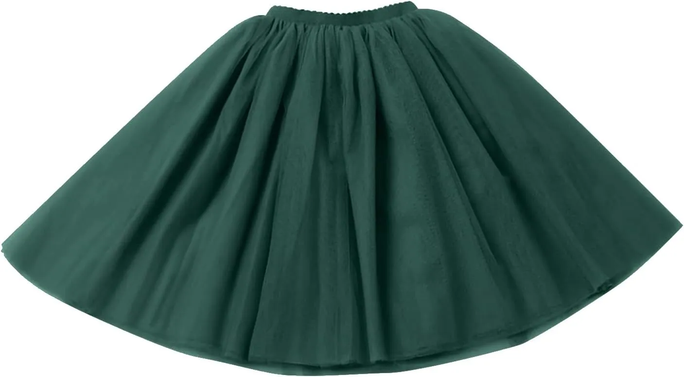 Mesh Skirt Tutus for Women Adult Tutu Tulle Skirts Costumes for Women Jean Skirt for Women Tule Skirt