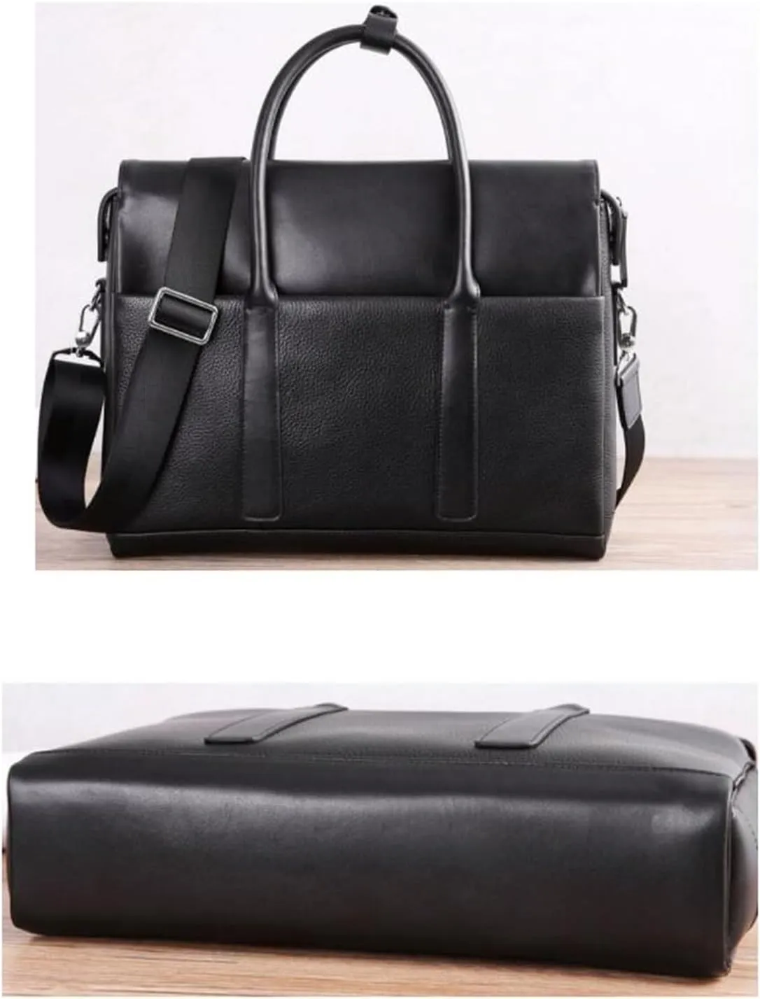 Messenger Shoulder Bags Mens Genuine Leather Laptop Bags Handbags Crossbody Bags Business Briefcases
