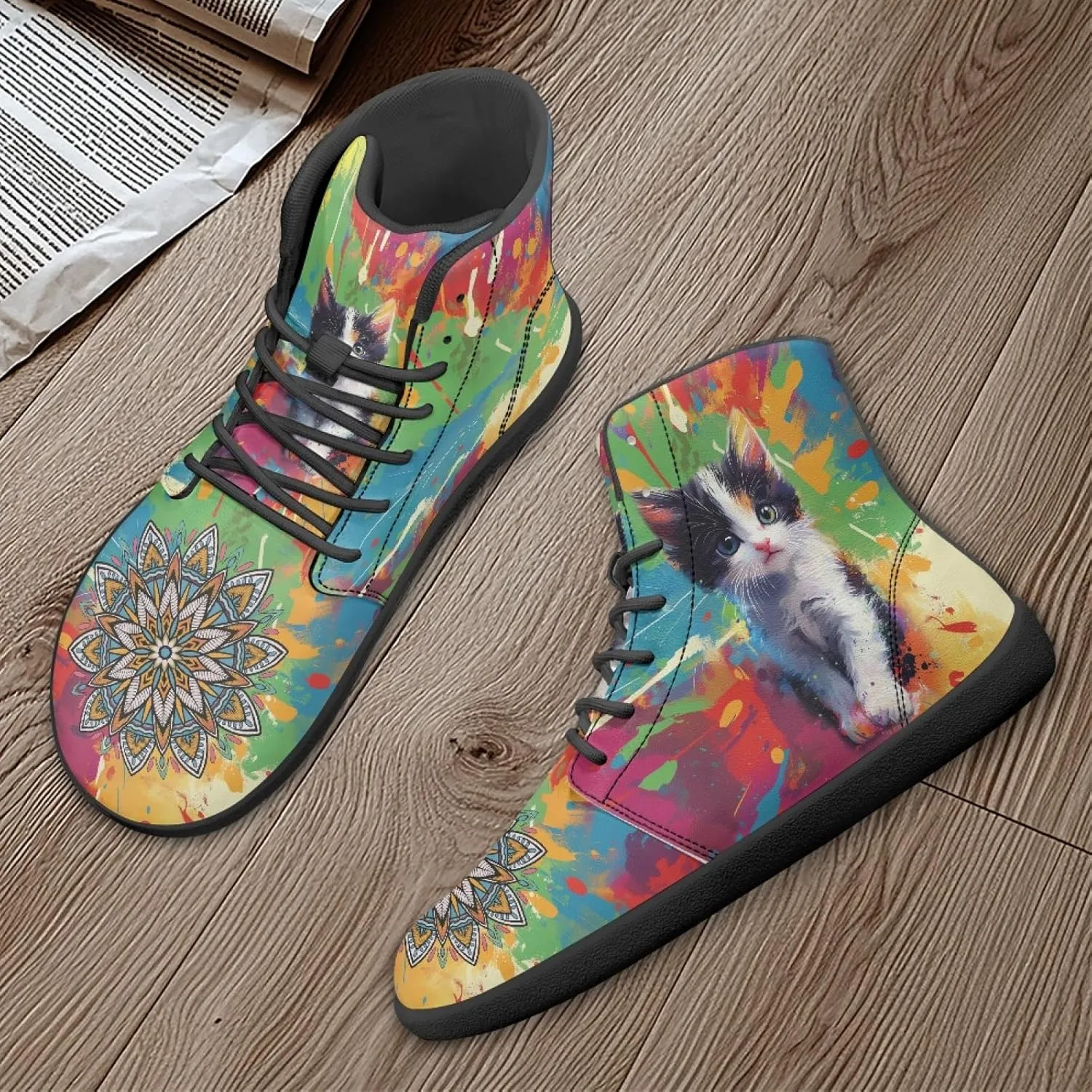 Novelty Barefoot Shoes Men's Women's PU Leather Zero Drop Sole Trail Running Flat Minimalist Sneakers Athletic Shoes