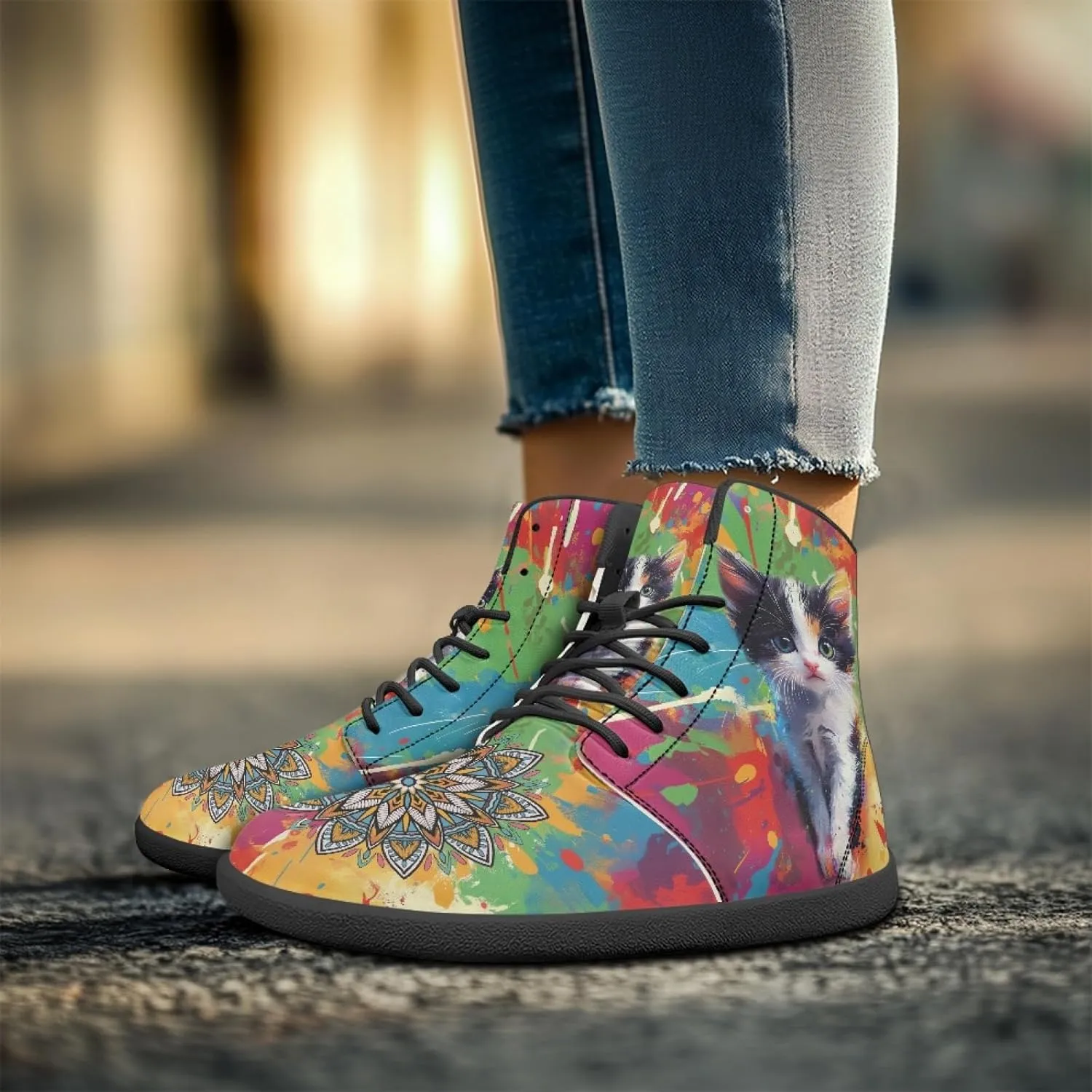 Novelty Barefoot Shoes Men's Women's PU Leather Zero Drop Sole Trail Running Flat Minimalist Sneakers Athletic Shoes