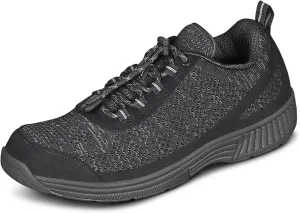Orthofeet Men's Orthopedic Knit Lava No Tie Sneakers
