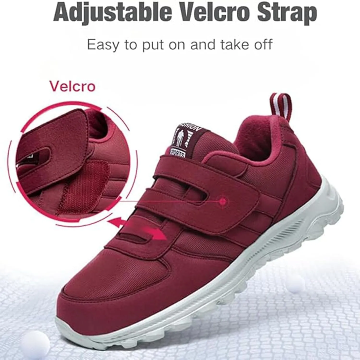 Orthopedic Shoes for Women Jazz Shoes Lace up Sneakers Breathable Air Cushion Sole Athletic Walking Dance Shoes