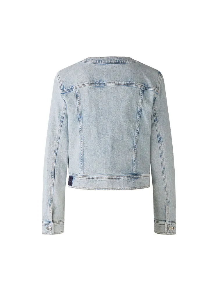 Oui Jacket Blue Denim