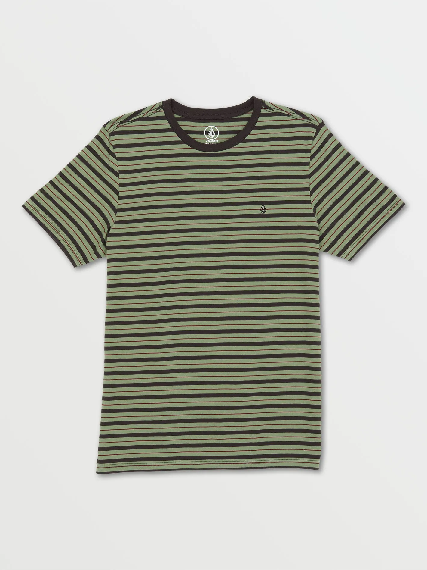 Parables Stripes Crew - Cactus Green