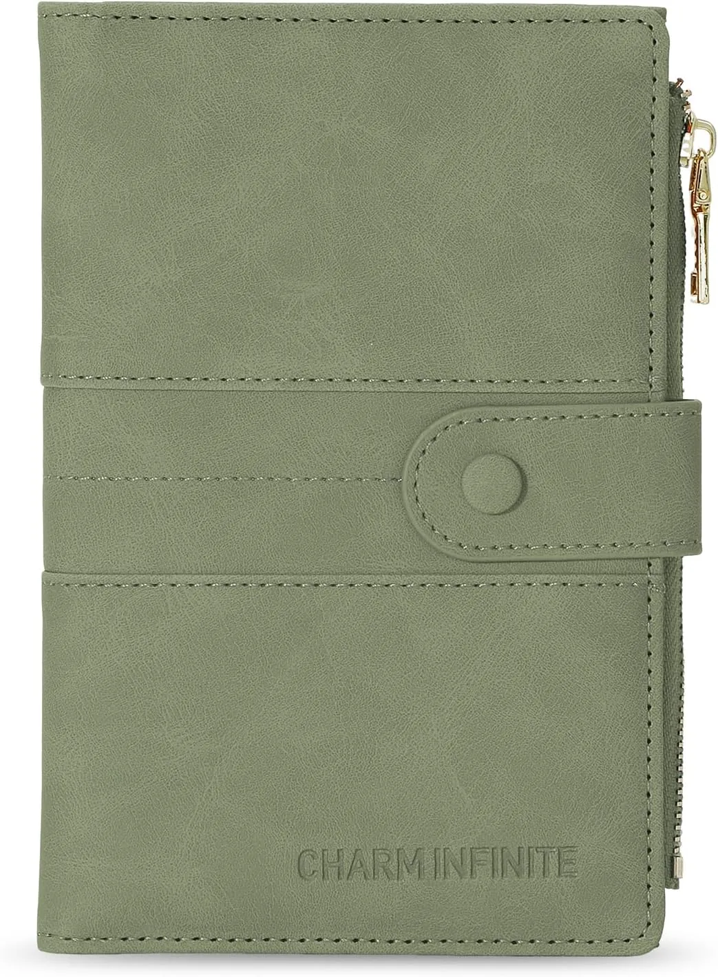 Passport Holder for Women Men Slim RFID Blocking Travel Passport Cover Wallet Purse with Zipper Pocket and Vaccine Card Slot
