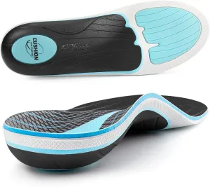 PCSsole Plantar Fasciitis Insoles Men Women- 220 lbs Heavy Duty High Arch Support Inserts with Comfort Cushion Orthotic Pain Relief Insoles for Flat Feet - Arch Pain - Heel Pain -Work Boot Shoe Insole