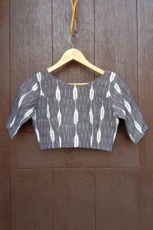 Pencil Art Cotton Ikkat Blouse