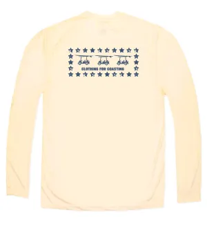 Performance Long Sleeve Stars Logo T-Shirt - Sandbar