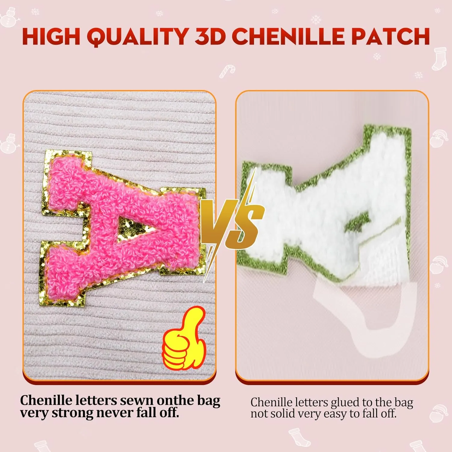 Personalized Gift for Women Girls,A-Z Initial Corduroy Makeup Bag,Preppy Cosmetic Bag,Cute Smile Face Make Up Pouch with Zipper,Valentines Day Birthday Gifts for Friend Teenage Daughter(E)