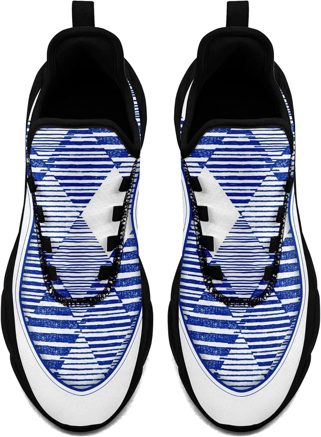 Personalized Men's Running Shoes, Customizable Non-Slip Gym Sneakers for Women Workouts Walking Tennis Daily Use