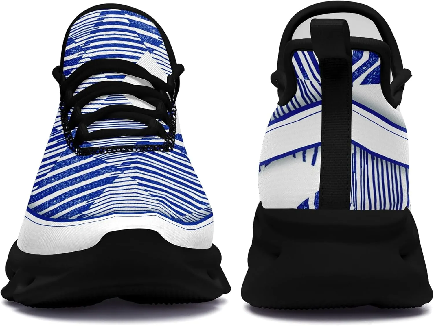 Personalized Men's Running Shoes, Customizable Non-Slip Gym Sneakers for Women Workouts Walking Tennis Daily Use
