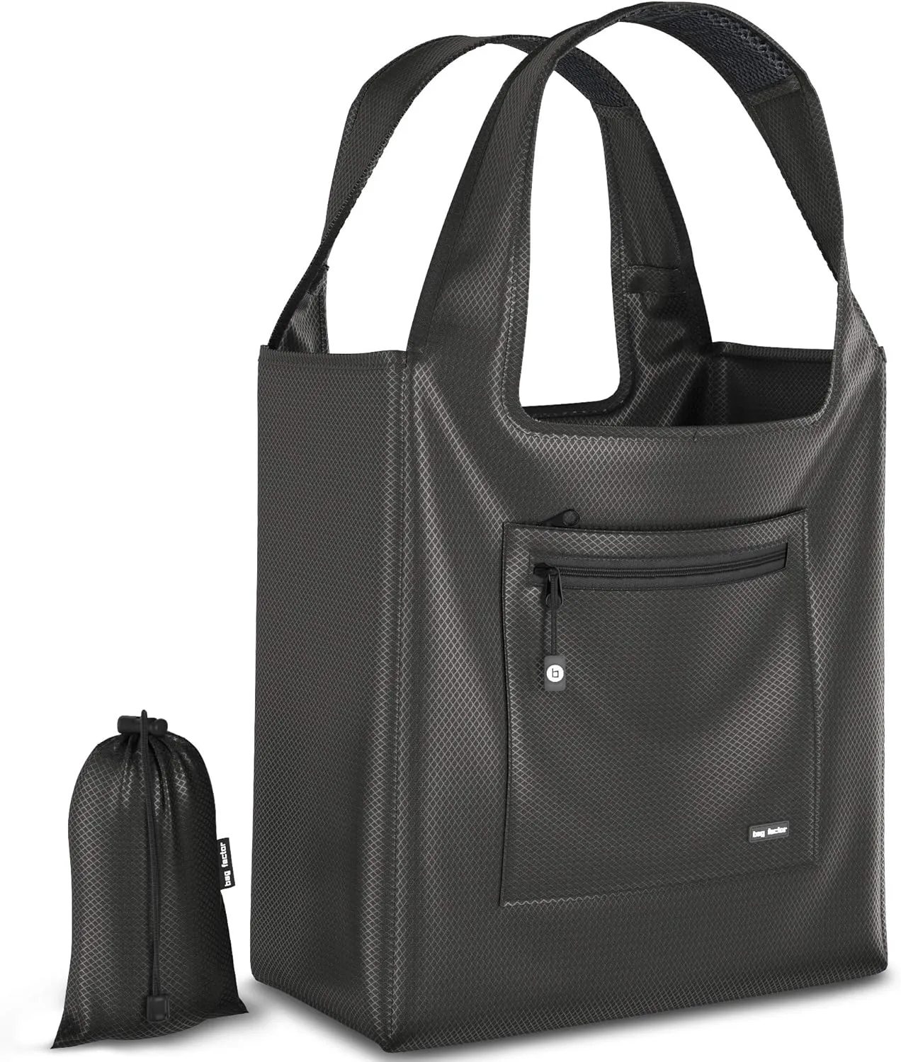Premium Reusable Grocery Bag  Bag Factor Heavy Duty Foldable Shopping Bag Tote