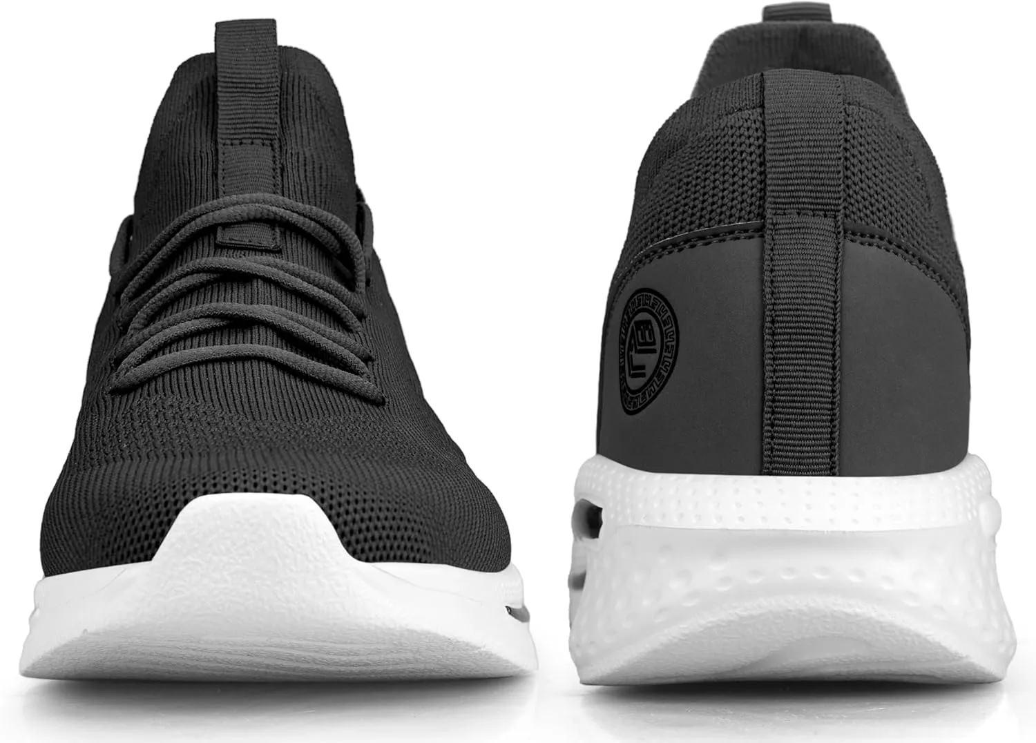 Pujcs Mens Walking Shoes Non Slip Running Shoes Breathable Slip on Sneakers Lightwight Gym Tennis Shoes for Men