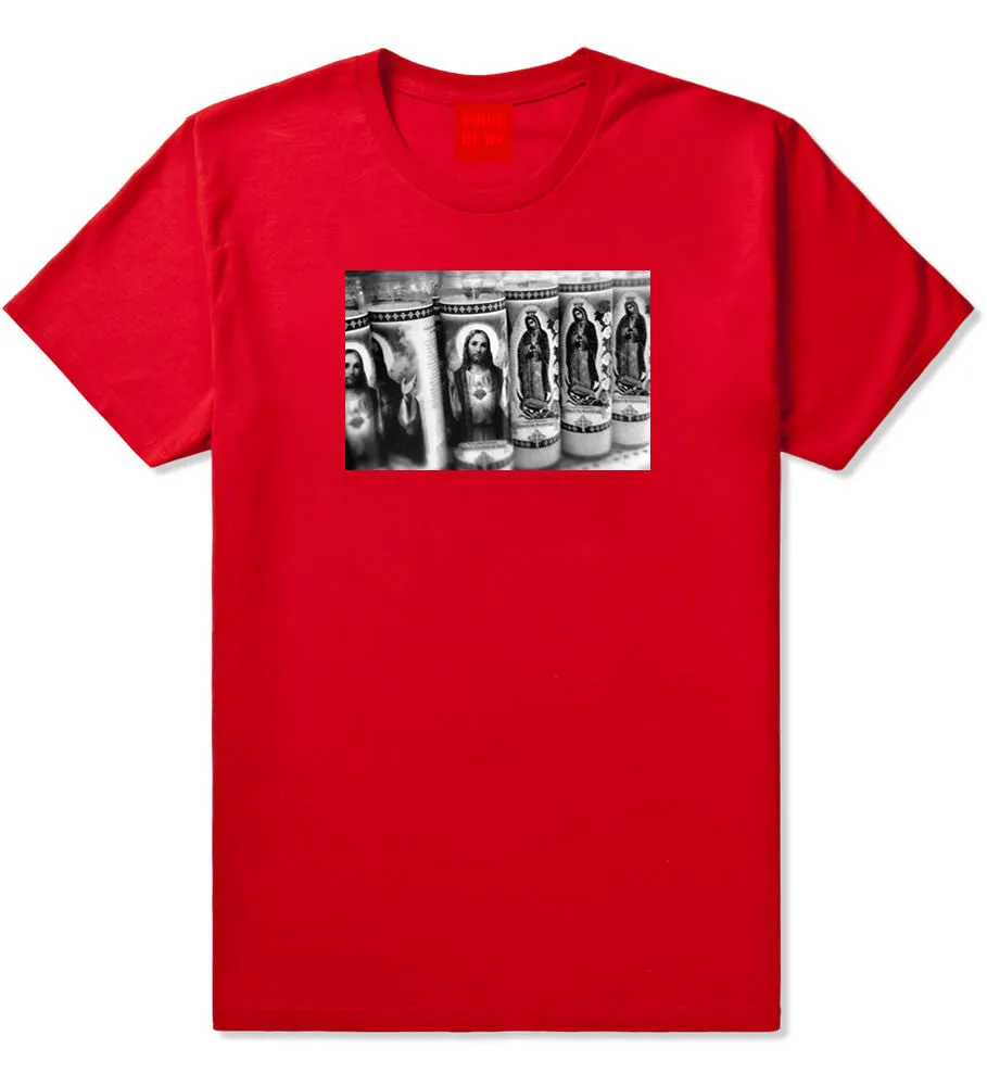 Religious Candles Photography by John Ramos T-Shirt